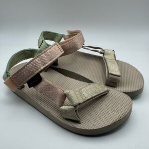 Teva Kids Hurricane Sandals Glitter Webbing Multi Neutral Size 13